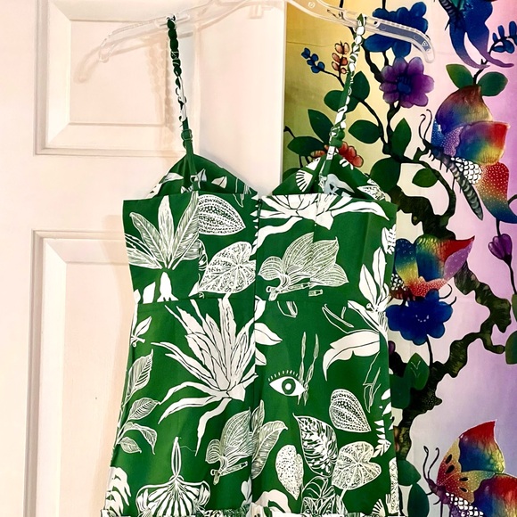 ๐บ๐HP๐๐บ NWT Farm Rio Forest Soul Mix Midi Dress - Picture 15 of 16